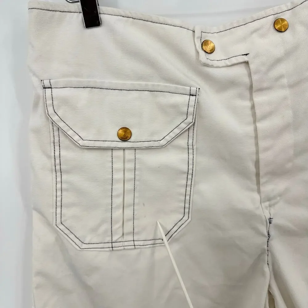 Vintage State O Maine by John Weitz White Shirt & Pool Shorts Mens XL Cabana Set